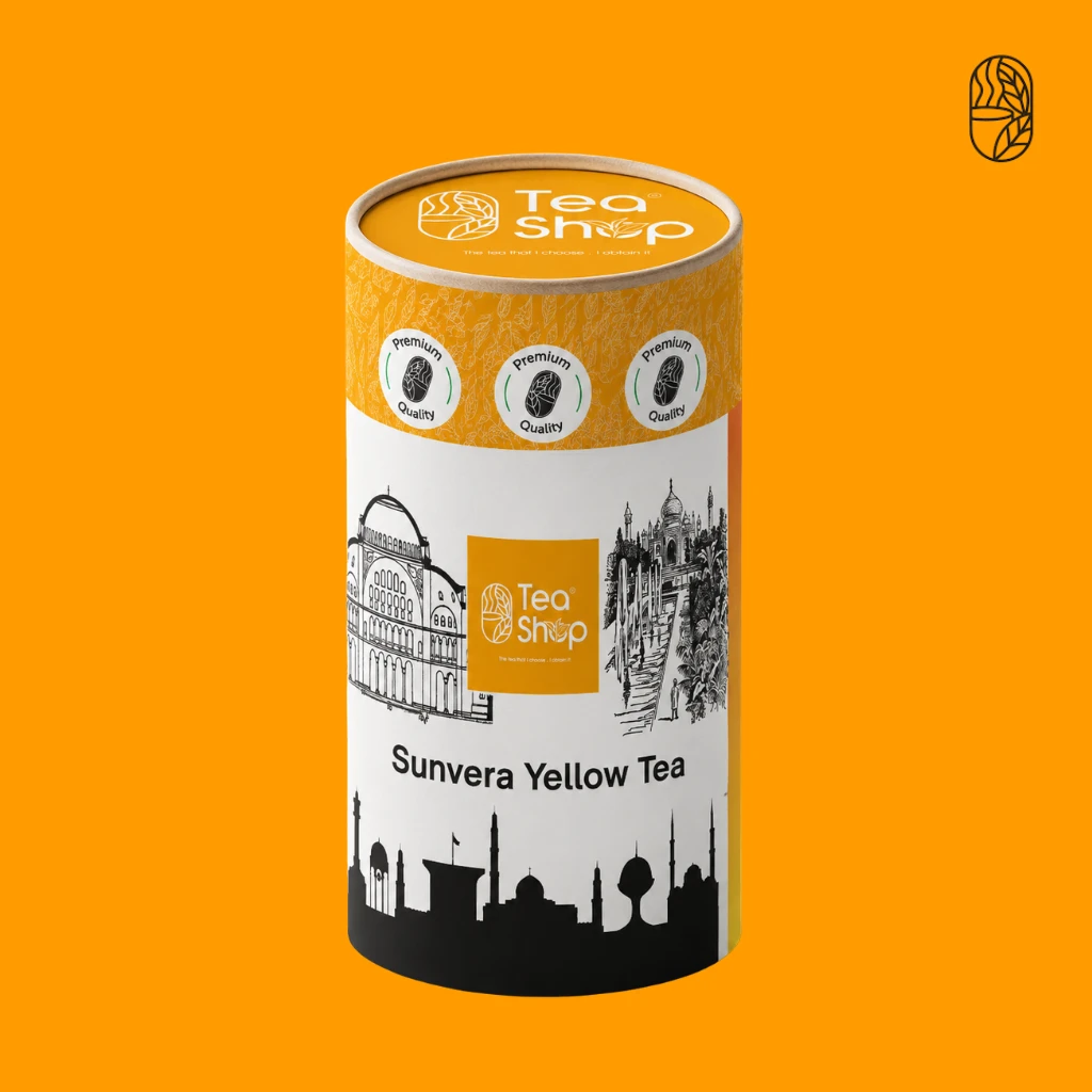 Sunvera Yellow Tea Sunvera Yellow Tea - Gift Tube (30g Tube) premium tea product photo 1 — Tea Shop BD